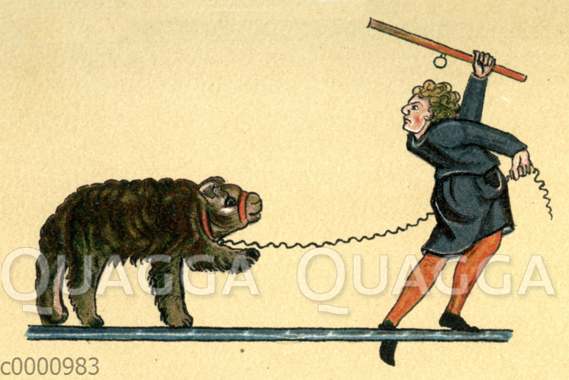 Bärenbändiger Quagga Illustrations