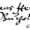 Andreas Heinrich Buchholtz: Autograph