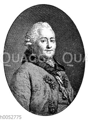 Christian Felix Weiße. Nach dem Gemälde von Anton Graff
