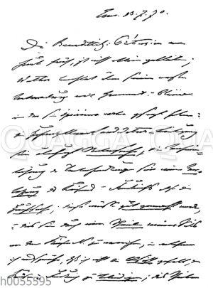 Brief König Wilhelms I