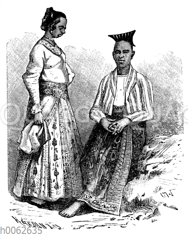 Singhalesen aus Ceylon