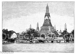 Ansicht von Bangkok am Menam