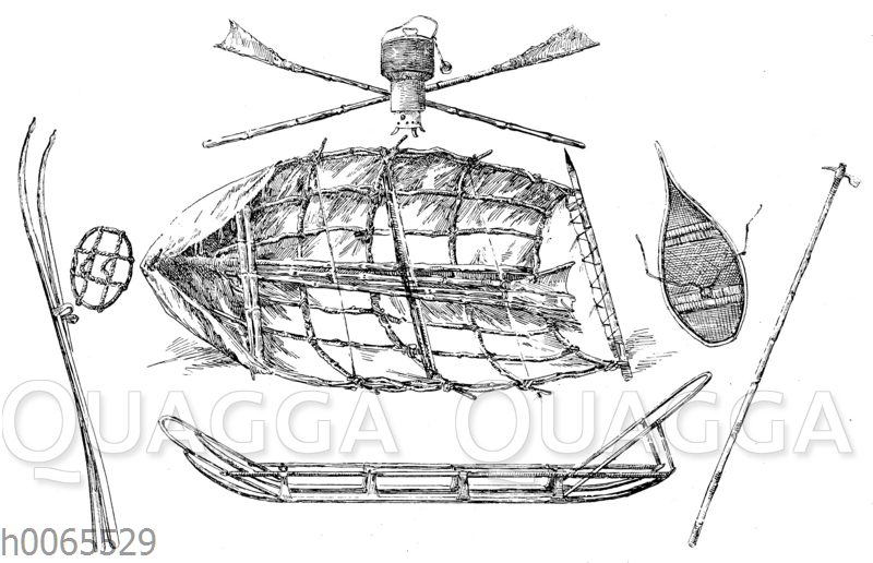 Ausrüstung von Fridtjof Nansen und Otto Sverdrup: Boot