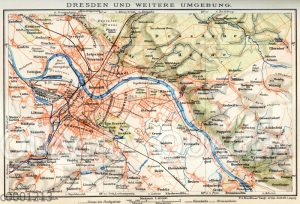 Dresden und seine Umgebung, Stadtplan [Digital]