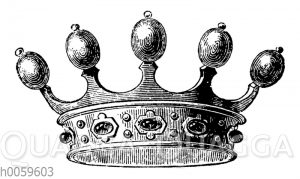 Moderne Krone der Ritter und Edelleute