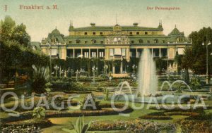 Palmengarten in Frankfurt um 1906