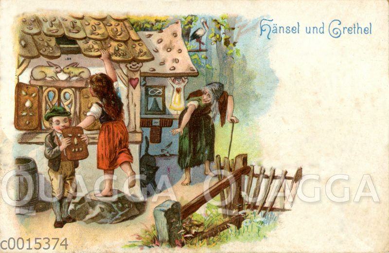 Wer Oder Was Knuspert Laut Hänsel Und Gretel Am Häuschen www.quagga-illustrations.de