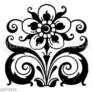 Vignette: Blume
