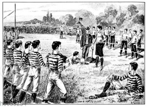 Rugby-Spiel