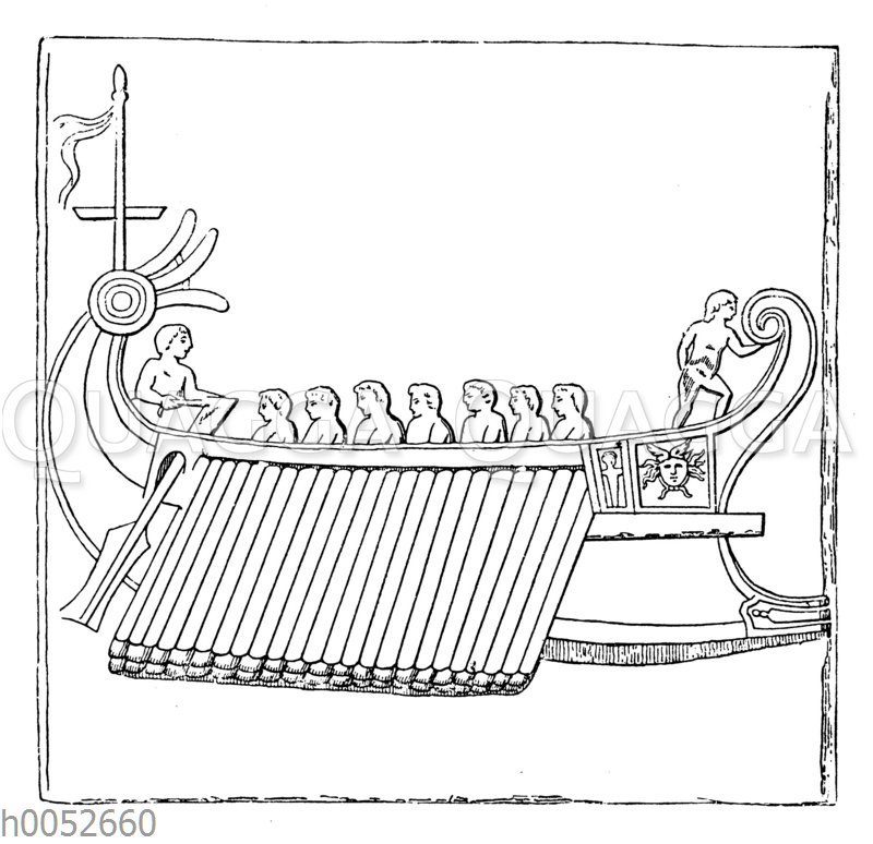Griechische Triere (Kriegsschiff)