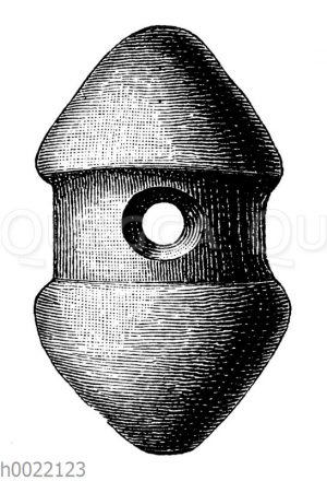 Bernsteinperle aus Südschweden