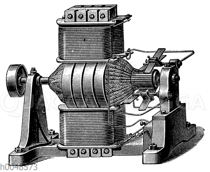 Dynamomaschine von Hefner-Alteneck-Siemens