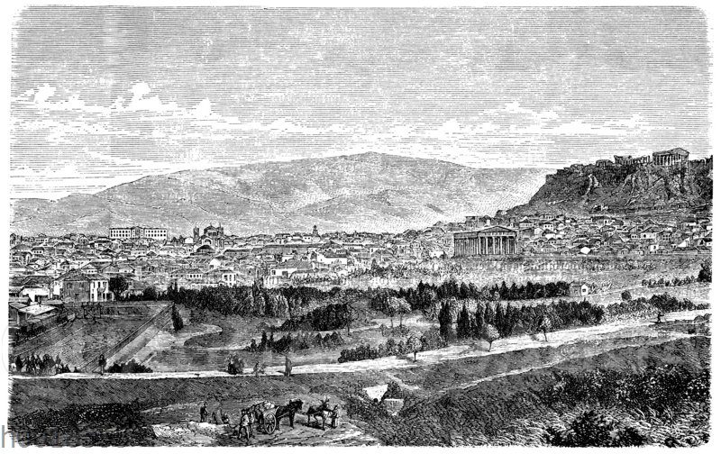 Athen um 1900