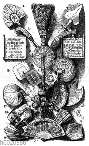 Fächer des Altertums und der Neuzeit