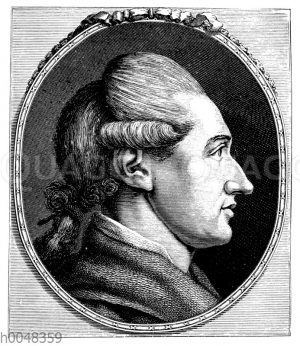 Johann Wolfgang von Goethe im etwa 28. Lebensjahre