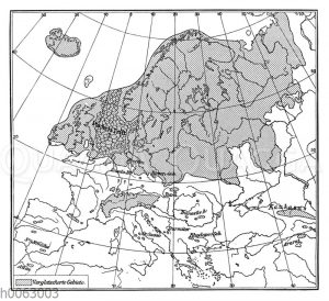 Die ehemals vergletschterten Gebiete von Europa