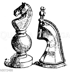 Schachfiguren: Springer