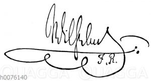Kaiser Wilhelm II. Autograph