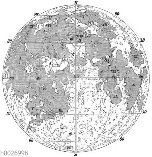 Karte des Mondes