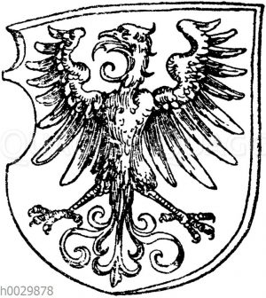 Renaissance-Adler. Nach Albrecht Dürer