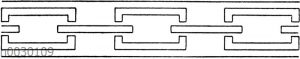 Kettenbänder: Bekannte Schemata Dekorationsmalerei