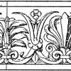 Simaornament: Graeko-italisches Terrakotta-Ornament. (Lievre)