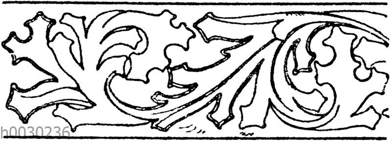 Blattbänder und Rankenbänder: Spätgotische Flachschnitzerei. 15. Jahrhundert (Musterornamente)
