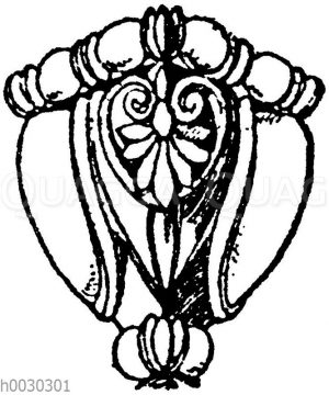 Blattstäbe und Eierstäbe