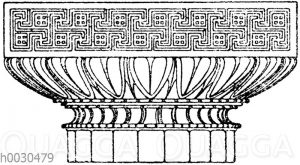 Griechisch-dorisches Säulenkapitell.