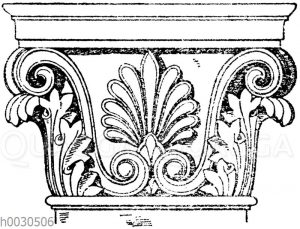 Griechisch-korinthisches Pilasterkapitell.