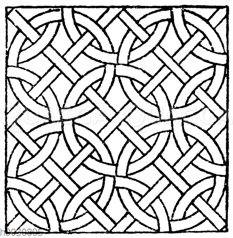Mosaikmuster: Römisches Mosaikmuster.