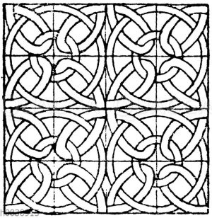 Glasmalereimuster (Teppiche) aus der romanischen und frühgotischen Zeit