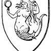 Wappen: Meerjungfrau