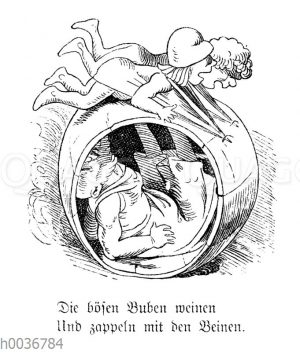 Wilhelm Busch: Diogenes und die bösen Buben von Korinth