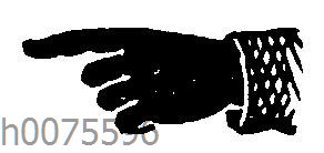 zeigende Hand