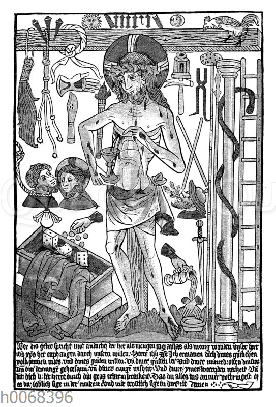 Ablassplakat aus dem 15. Jahrhundert