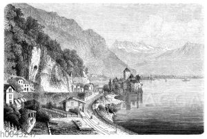 Schloss Chillon am Genfer See