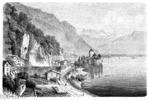 Schloss Chillon am Genfer See