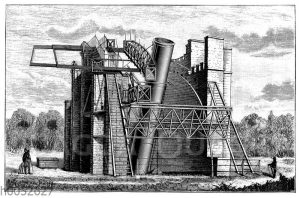 Lord Rosses Riesenteleskop zu Parsonstown bei Dublin