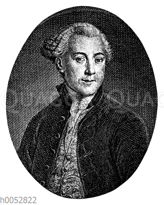 Thomas Abbt. Nach dem Kupferstich von Schleuen Quagga Illustrations