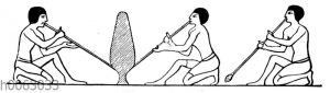 Glasbläser aus Beni-Hassan im alten Ägypten