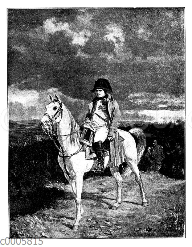 Napoleon Bonaparte zu Pferd
