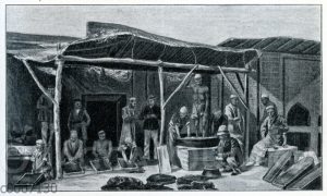 Opiumherstellung in Indien