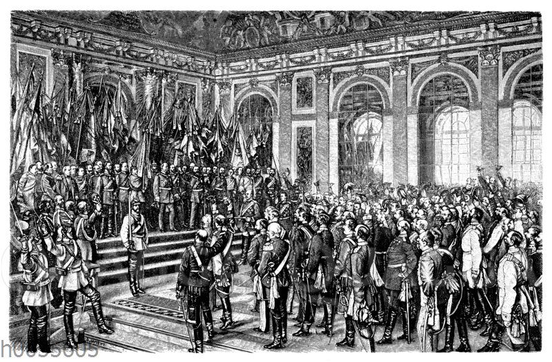 Die Kaiserproklamation in Versailles