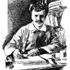 August Strindberg. Nach einer Selbstfotografie