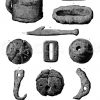 Tönerne und knöcherne Geräte und Schmuckstücke aus der jüngeren Steinzeit der Fränkischen Schweiz