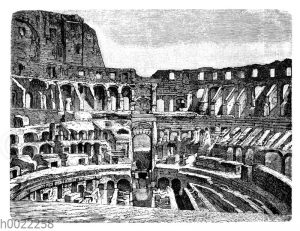 Colosseum in Rom: Innenansicht