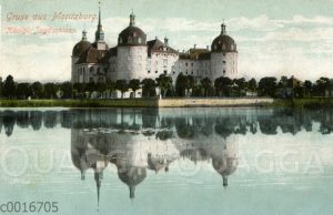 Schloss Moritzburg bei Dresden in Sachsen
