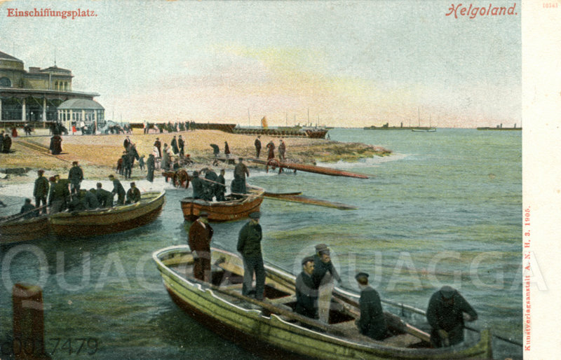 Helgoland: Einschiffungsplatz