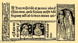 Totentanz: Aus einem lateinischen Beichtbuch von 1487